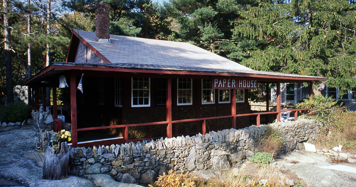Back in the ROADSIDE USA 90 The Paper House, Rockport, Massachusetts